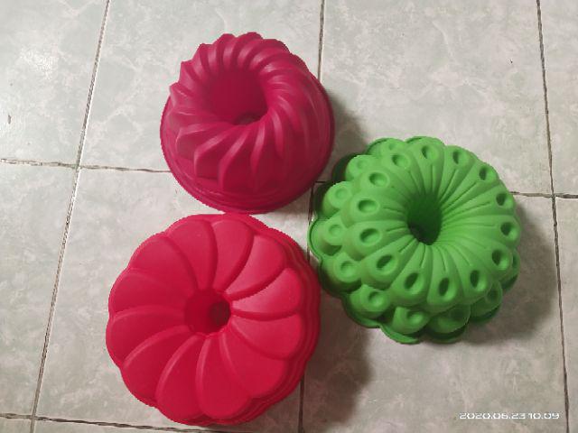 Cj Cetakan Silikon Puding Kue Swirl I