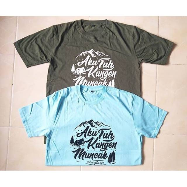 Custom Kaos Sablon Pendaki