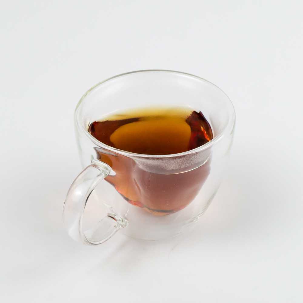 Cangkir Kopi Anti Panas Double-Wall Glass Love Series 150ml