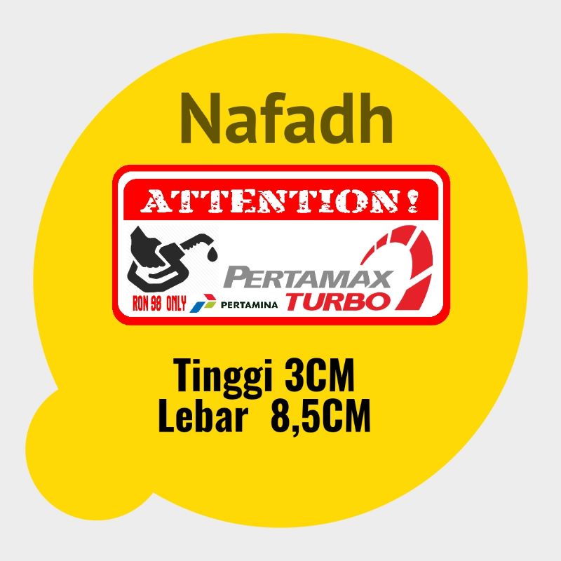 Pertamax Turbo,stiker pertamax,stiker tempelan,stiker mobil,stiker motor