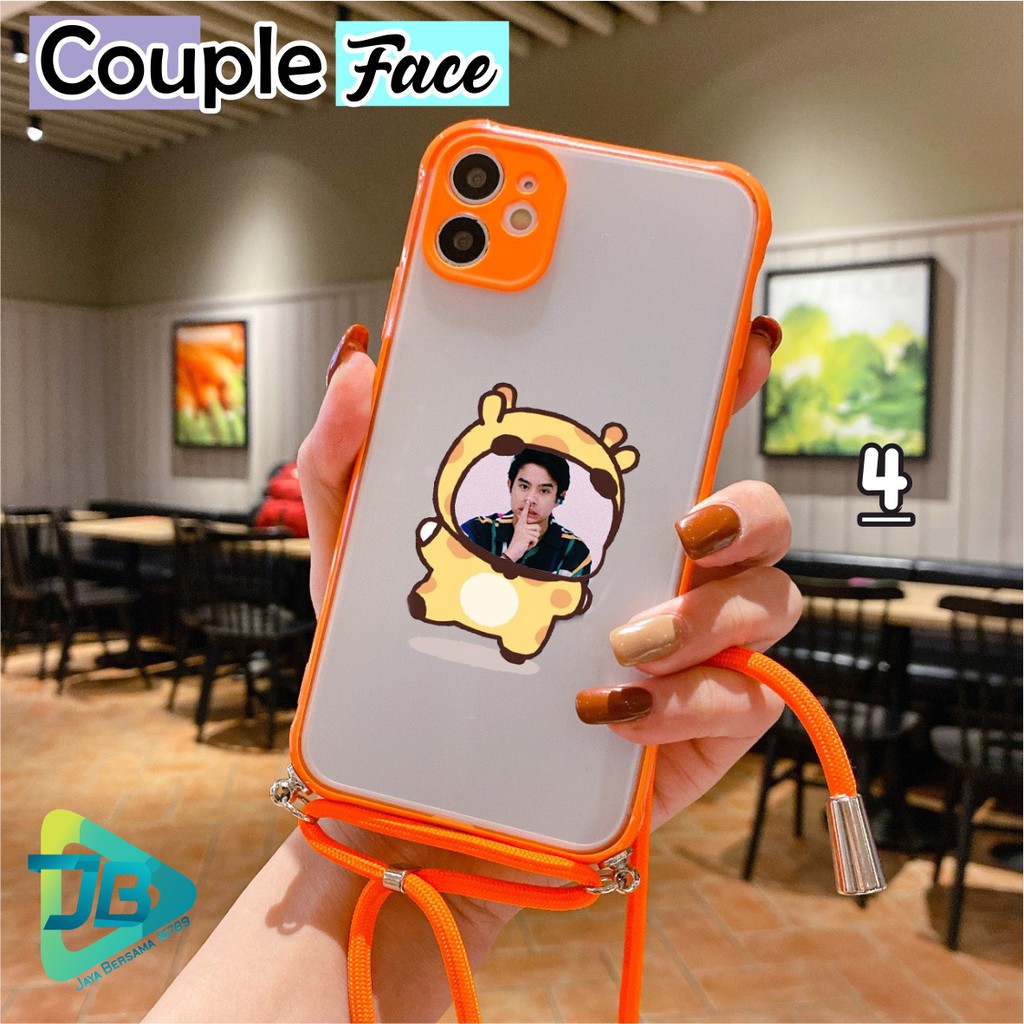 Softcase Slingcase Lanyard Choice COUPLE FACE oppo vivo xiaomi samsung realme iphone all type JB4780