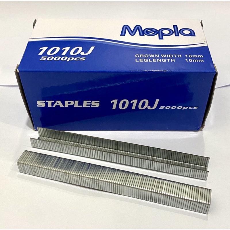 

MEPLA 1010J Isi staples 1010j isi 5000pcs mepla Anak hekter 1010J Isian hekter tembak 5000pis