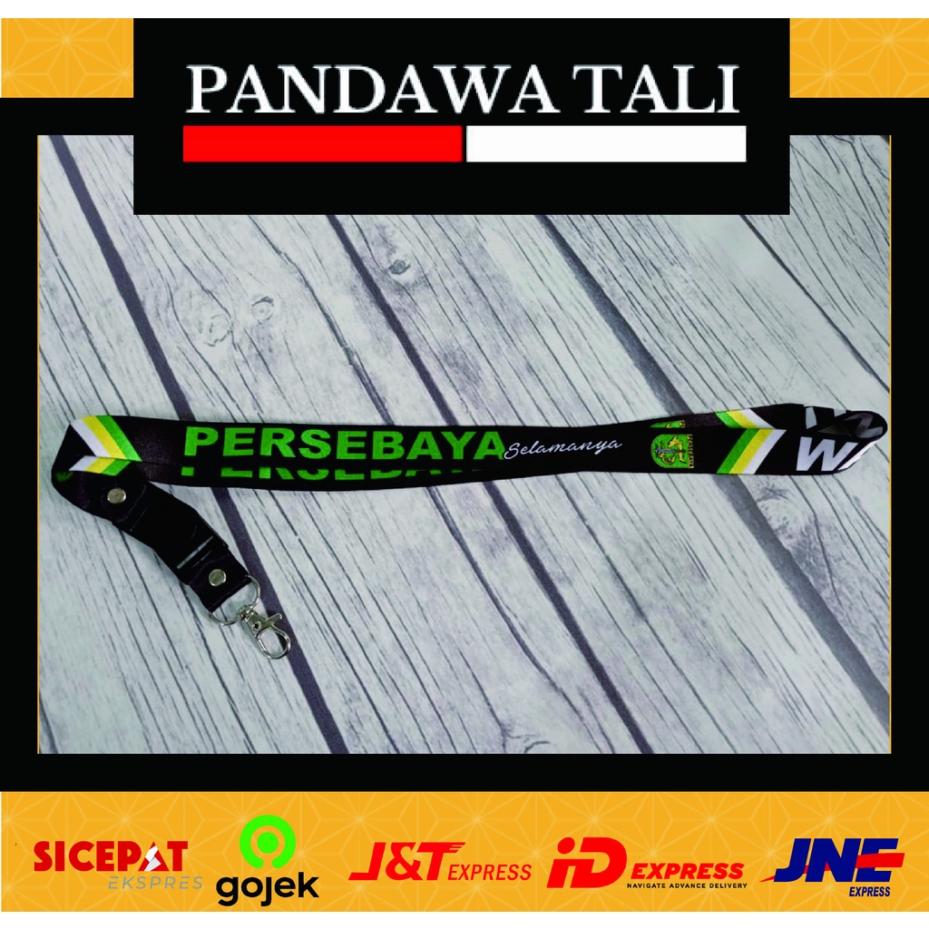 

Lanyard Persebaya / Lanyard Printing Custom Printing Surabaya - Hitam