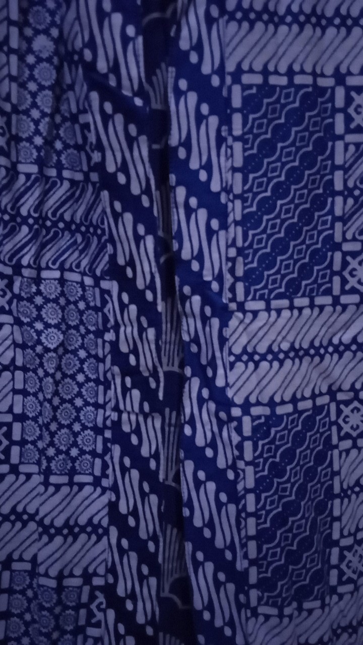 Gamis Batik Lawasan Biru