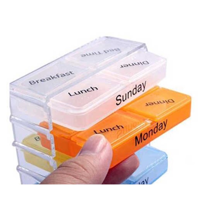 Tempat Obat 7 Hari / Box Obat / Medicine Box / Kotak Obat Travel