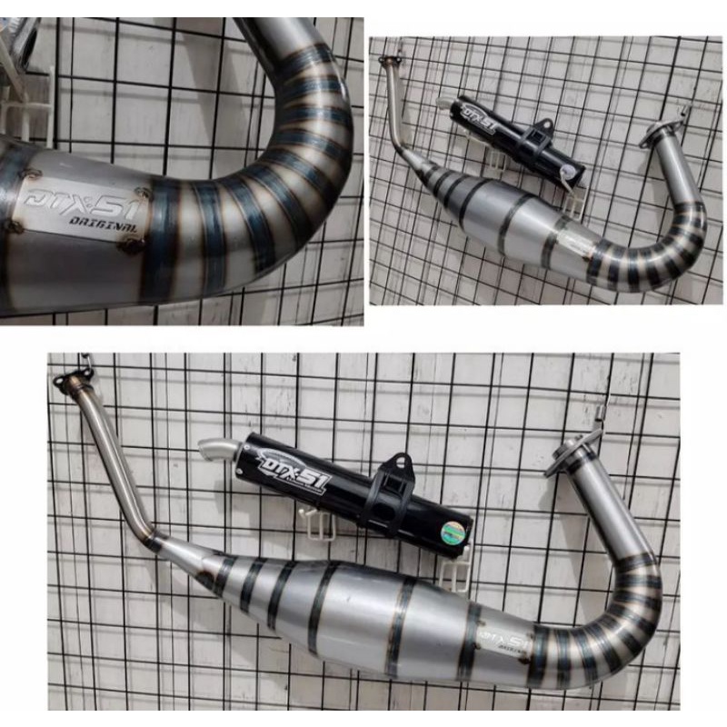 Knalpot DTX-51 ninja R Ss RR galvanis Bigvolume Kobra