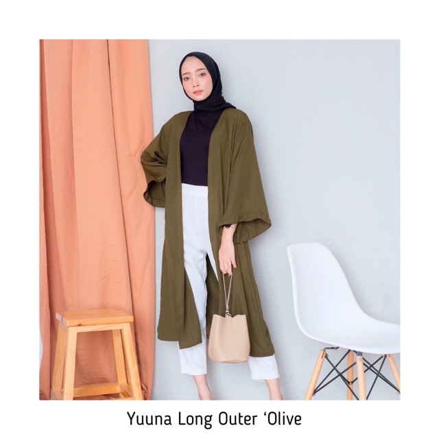 Yuuna Long Outer Shopee Indonesia