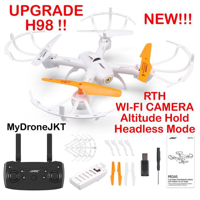 Drone JJRC H98 murah Camera 420P kamera + slot Memory Card