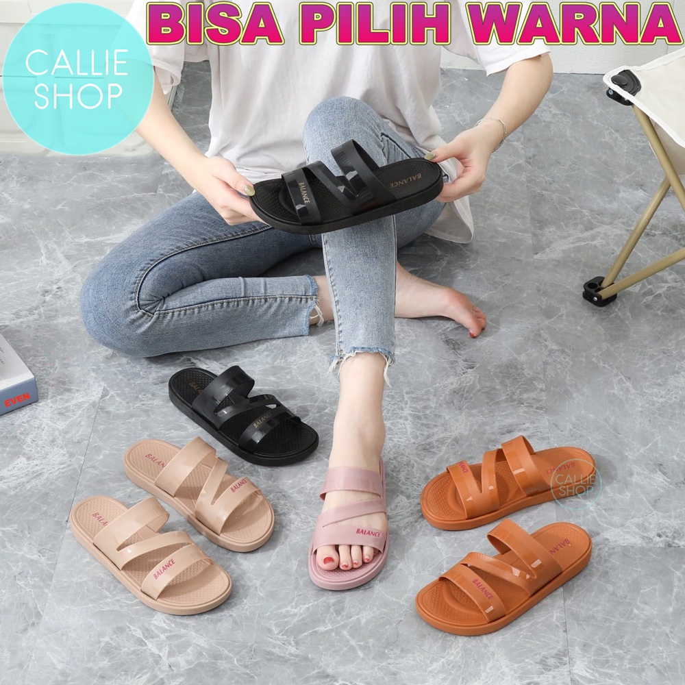 Sandal Wanita Jelly Import Simpel Elegan Balance 1318-1 ZBLNC