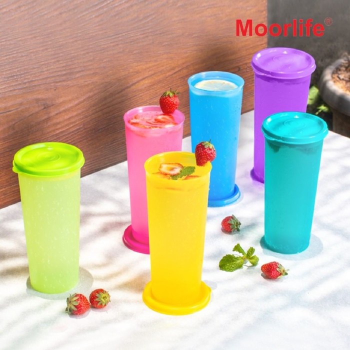 Tempat Minum Botol Tumbler Plastik Moorlife 470ml