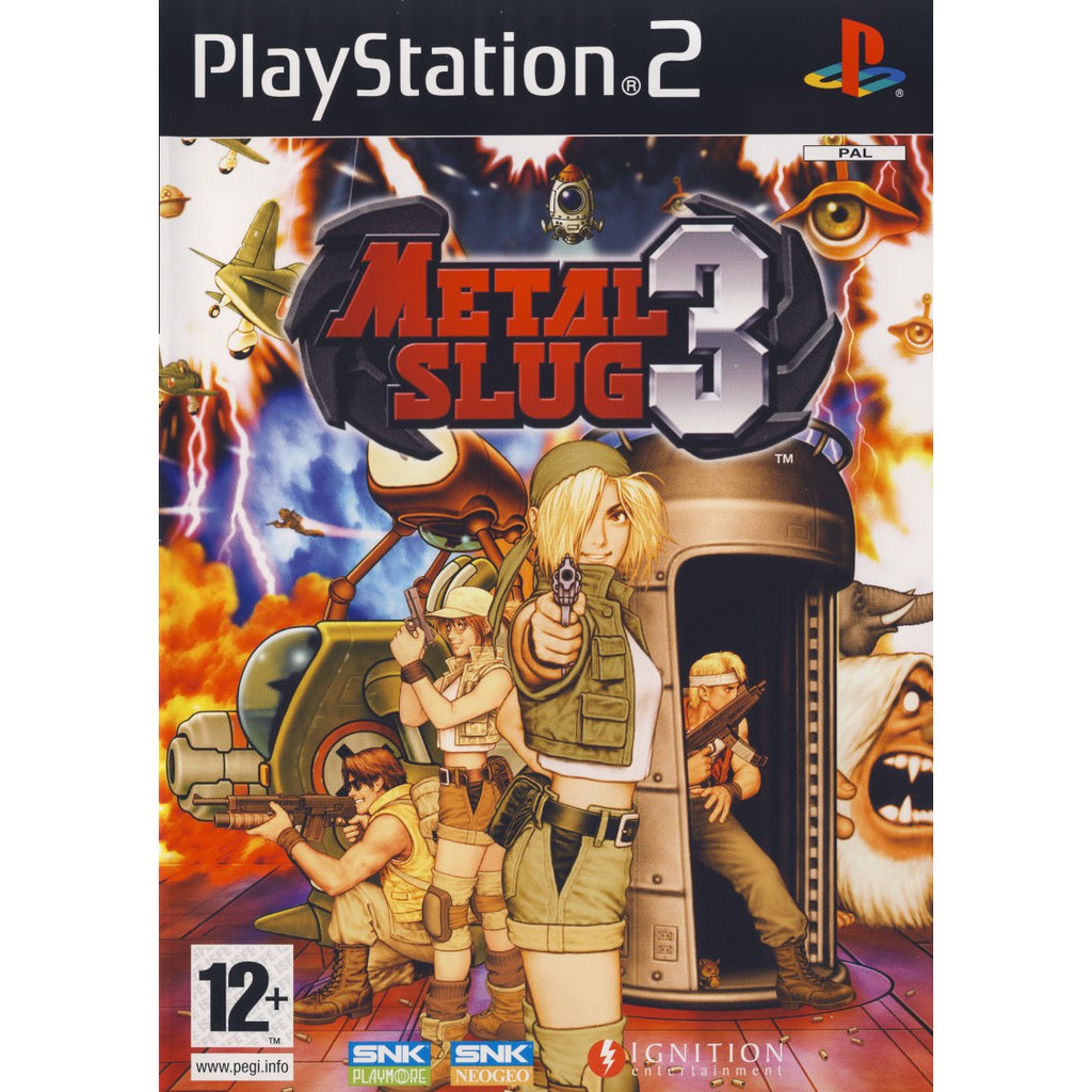 DVD Kaset Game PS2 Metal Slug 3