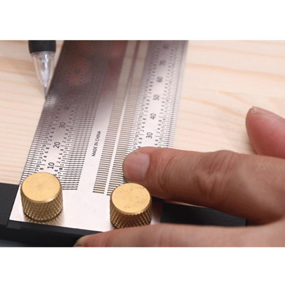 

Best Price FNICEL PENGGARIS MARK LINE T-TYPE MEASURING RULER WOODWORKING TOOL 300MM KODE192