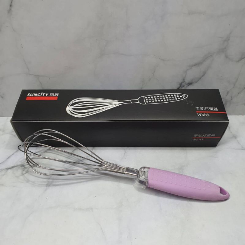 suncity baloon whisk stainless classic egg beater manual kocokan telur adonan pengocok