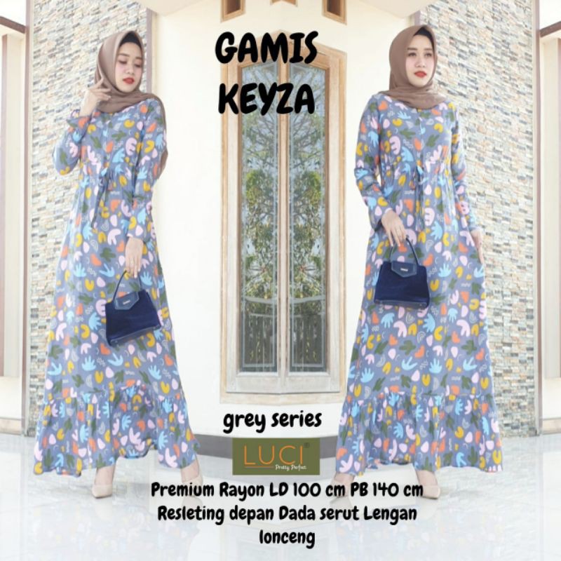 GAMIS RAYON PREMIUM KEYZA BY LUCI