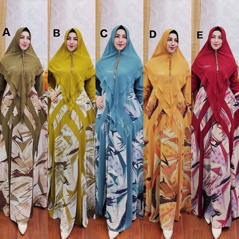 Gamis / Maxy Jeans TRQ / AIZA SYARI PART 3 BY FAZZA (READY)