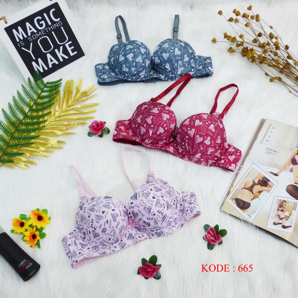 Bra BH Kawat Dewasa Motif #665 - Gasp