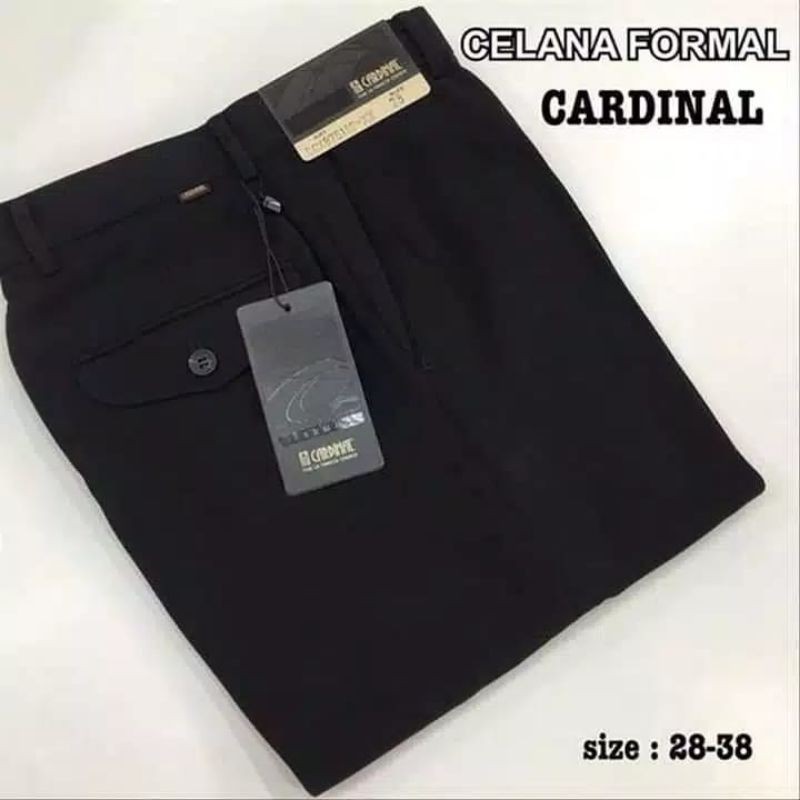 Celana Panjang Bahan Pria 27-38 Jumbo Warna Formal Kerja Model Regurer Lebar