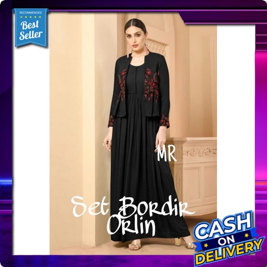 Naila Dress Gamis Wanita Dewasa Terbaru 2022 Elegan Murah Tapi Mewah Gamis Wanita Syari Kekinian Sim