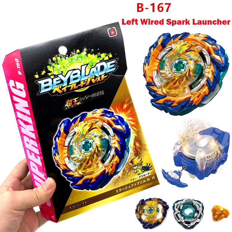 B-167 Sembur Beyblade Sparking SuperKing Booster Mirage Fafnir Nt 2S Baru Box Dengan