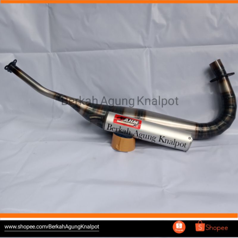 Knalpot satria 2tak AHM/Knalpot satria hiu/Knalpot satria lumba