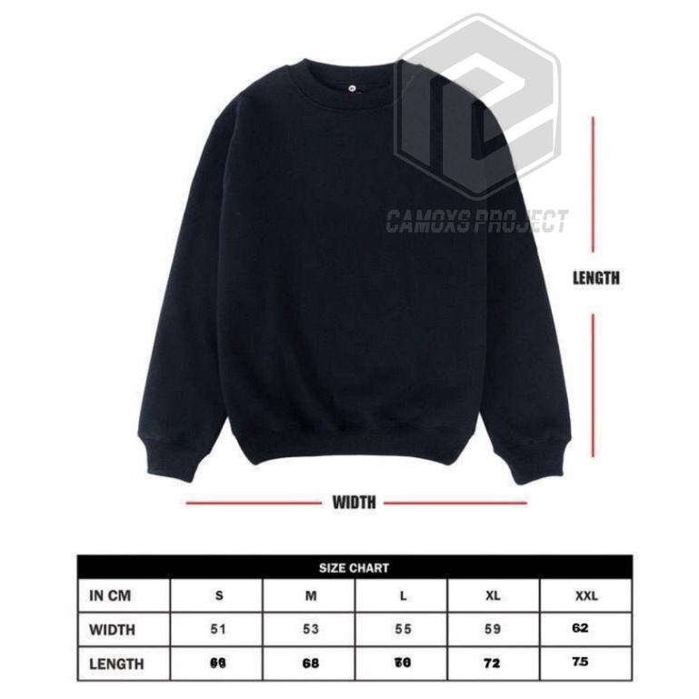 Crewneck Cowok Cewek Oversize Sweatshirt Pria Disto Camoxs Sweater Krunek Cream List Best Result Suiter Premium Brand Lokal Kota Bandung