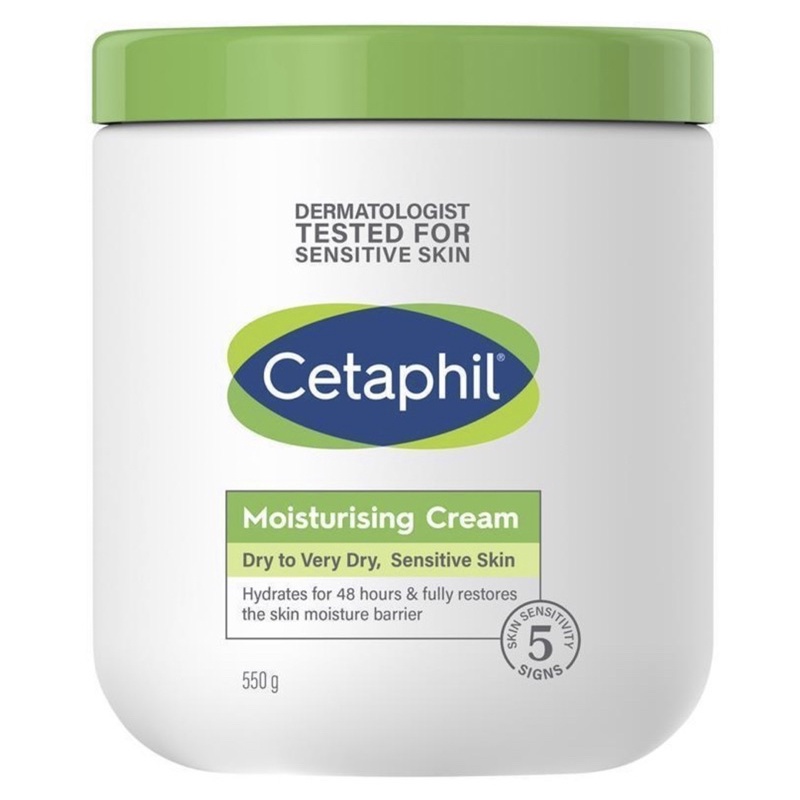 Cetaphil Moist Moisturising Moisturizing Cream 550g (Exp 02/2026)