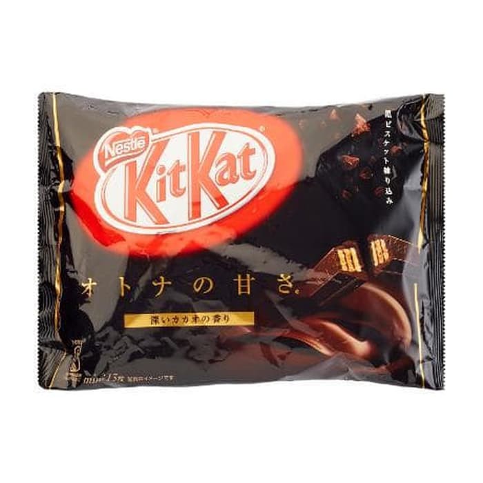 

#HANDCARRY Nestle Kitkat Mini Kit Kat Otoama Dark Chocolate Sharepack 15s - UFOHCR1454