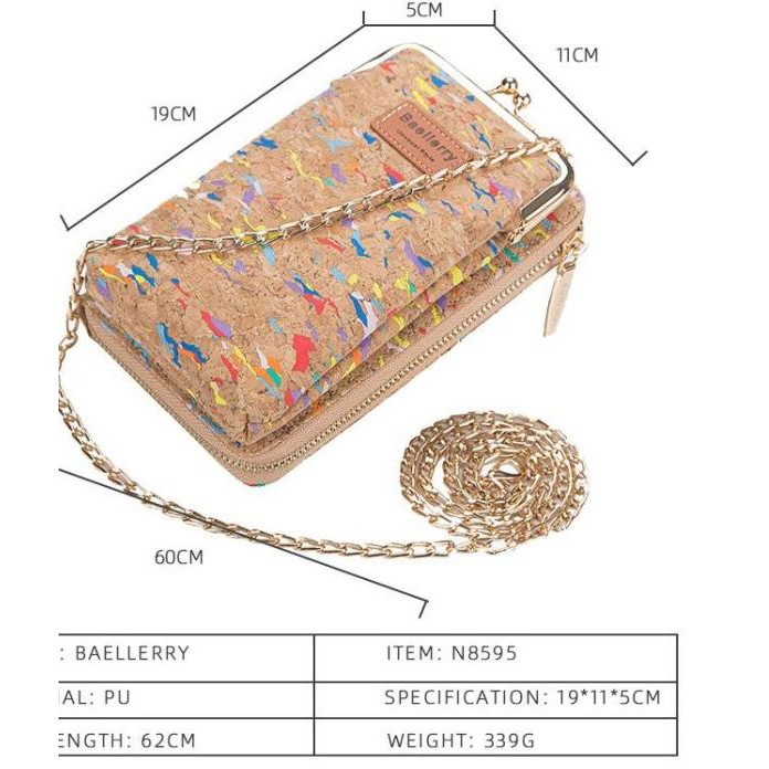 ❅ Tas Selempang Wanita Kulit Tas HP Wanita Cewek Dompet Baellerry BLY022 - CK-001-110P ◄