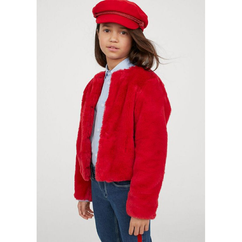 H&M Original Jaket Bulu Lembut Anak