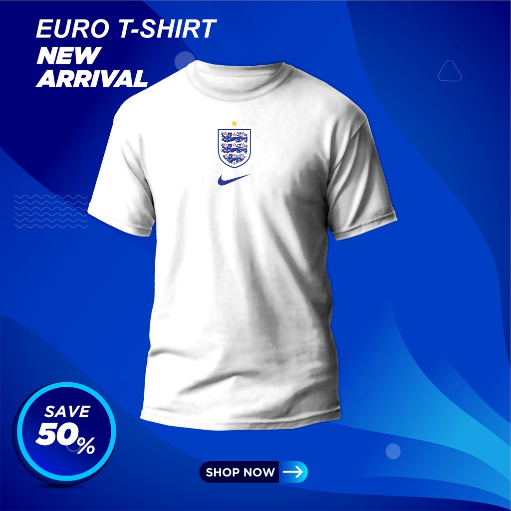 Kaos Distro Tim Nasional England / Kaos Tim Inggris