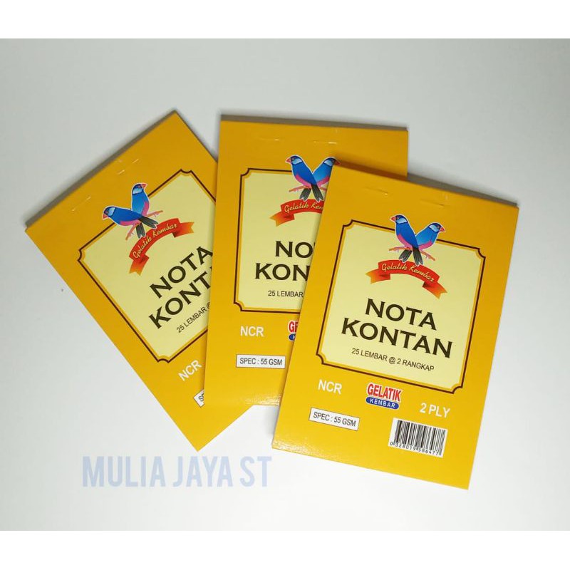 

Buku Nota Kontan NCR K2 GELATIK / Nota Kecil Kotan