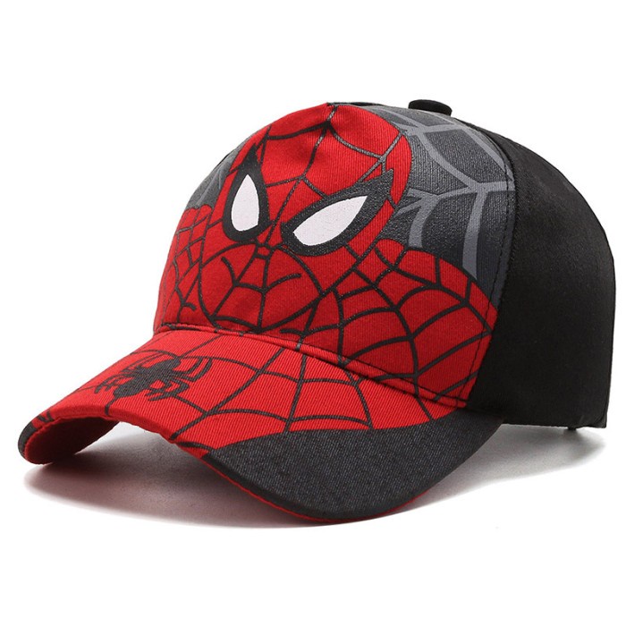 Gaya Topi Spiderman Anak Import / Topi Anak Laki-Laki Spiderman Hat Kanvas Terbatas
