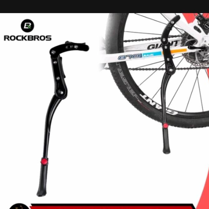 :::::::] Standar Samping Sepeda Adjustable Double Clamp jepitan