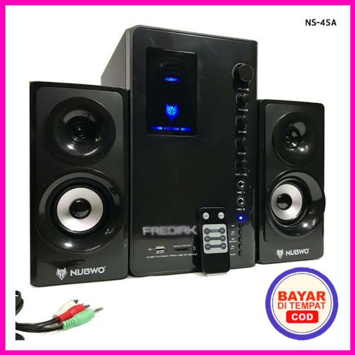 Nubwo NS-45A 2.1 Multimedia Speaker System Bluetooth / NS45A / NS 45A Bisa COD
