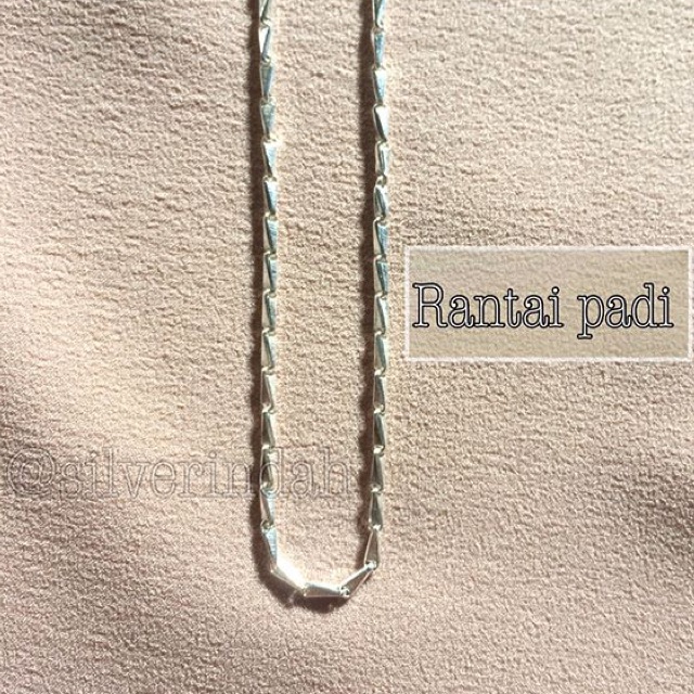 Kalung Padi / perak murni / silverindah / custom made