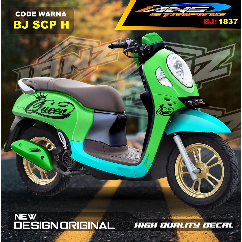 STICKER SCOOPY FULL BODY / STIKER SCOOPY FULL BODY / STIKER MOTOR SCOOPY NEW DESAIN / STIKER MOTOR TERMURAH