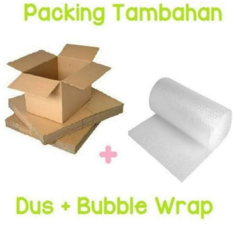 PACKING TAMBAHAN / BUBBLE WRAP / PENGAMAN PAKET / KIRIMAN