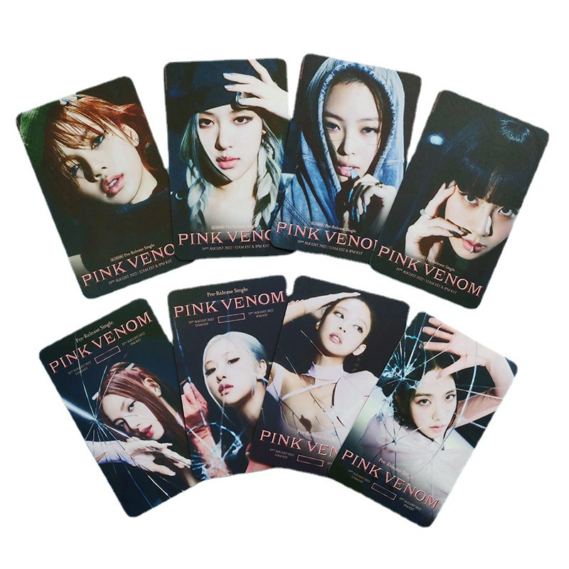 Kartu Foto Blackpink JISOO JISOO ROSE album New Venom