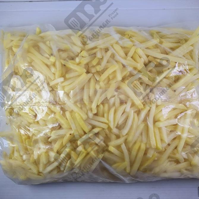 

MAKANAN BEKU / KENTANG GORENG SHOESTRING 2.5 KG FRENCH FRIES POTONGAN KECIL NON COD