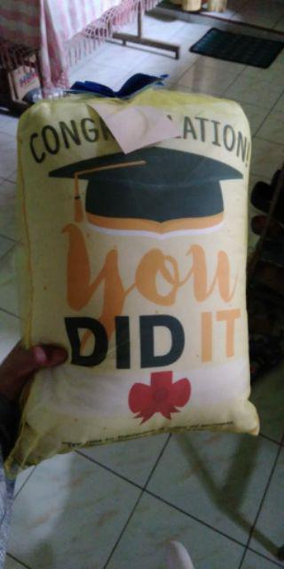 Kado Hadiah Wisuda Tema You Did It - 30x40cm