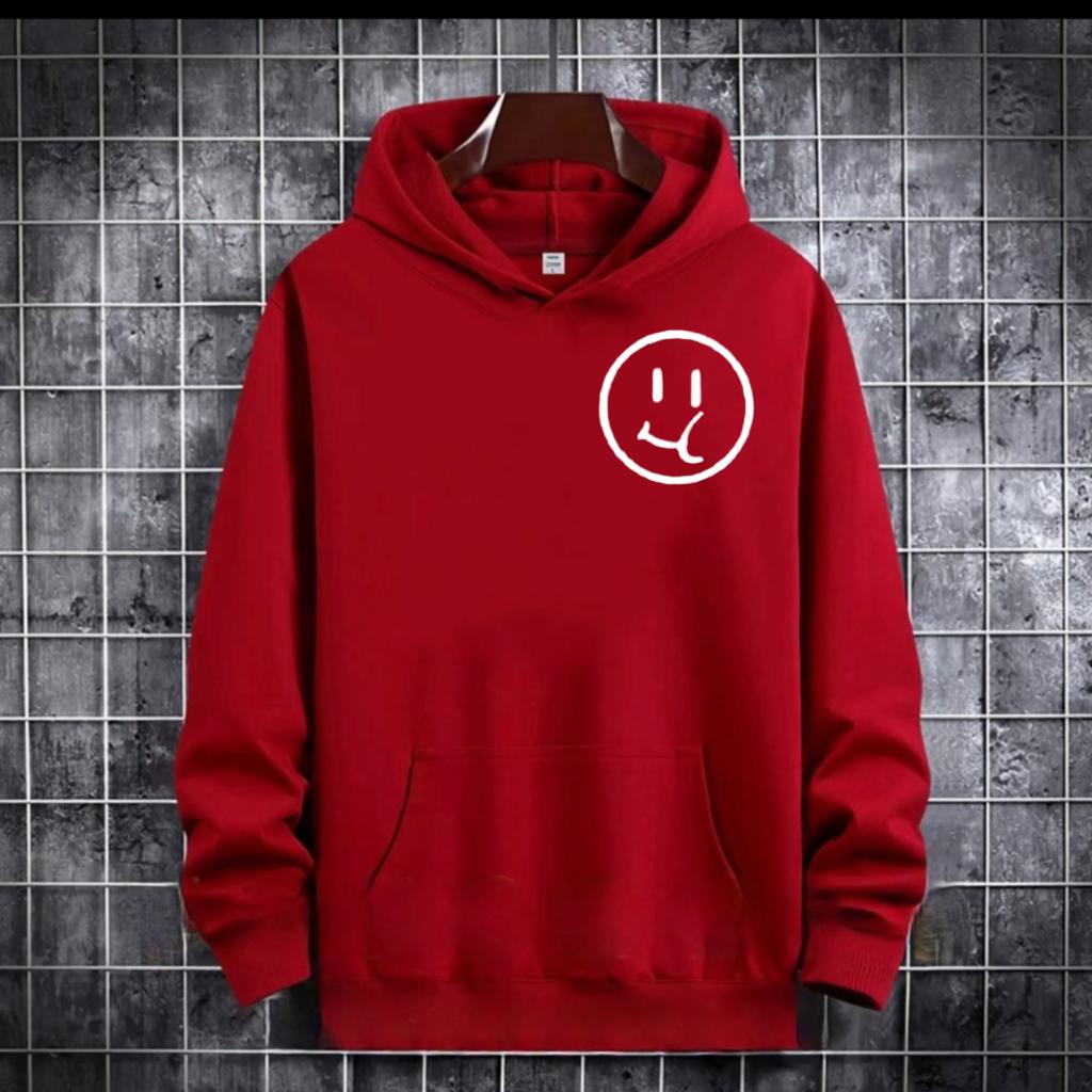 SWEATER HOODIE SMILEY / HOODIE MURAH TERLARIS / HOODIE PRIA DAN WANITA / UNISEX / HOODIE PRINTING