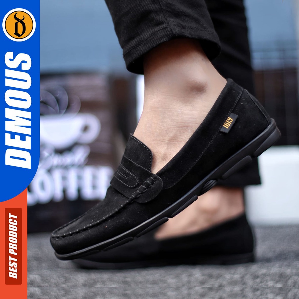 DEMOUS Marioz - Sepatu Slip On Pria Casual Original