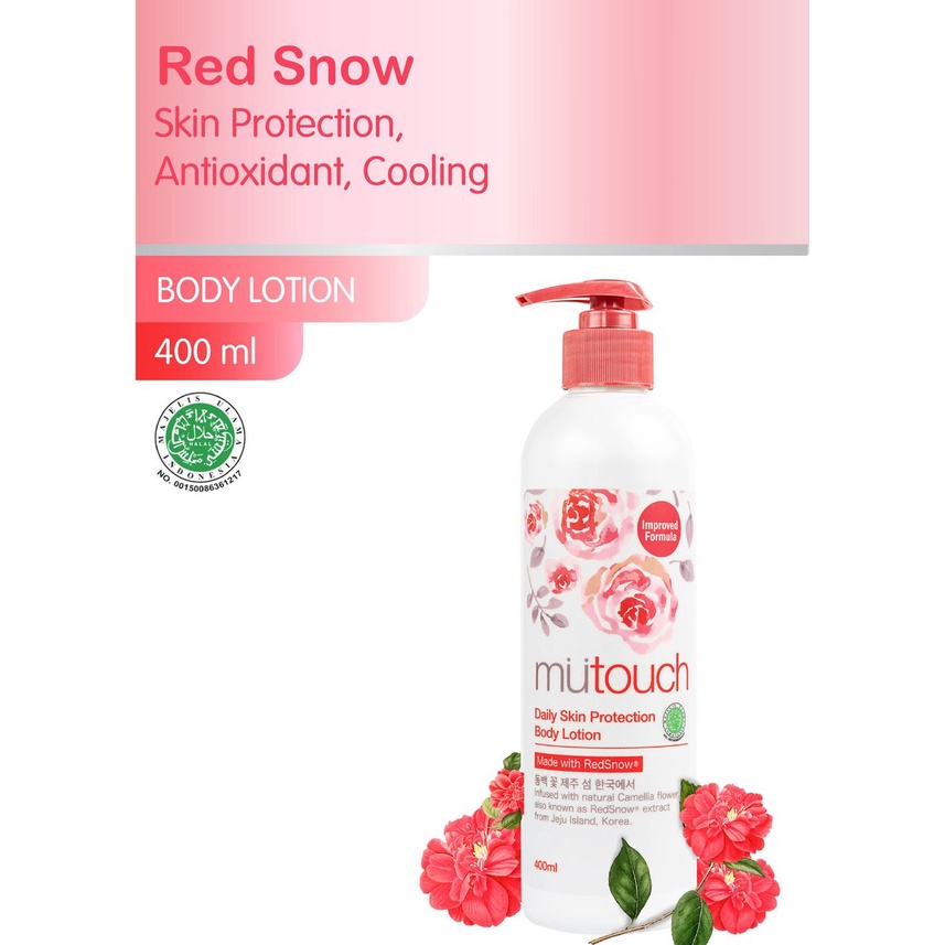 MUTOUCH BODY LOTION MADE WITH REDSNOW