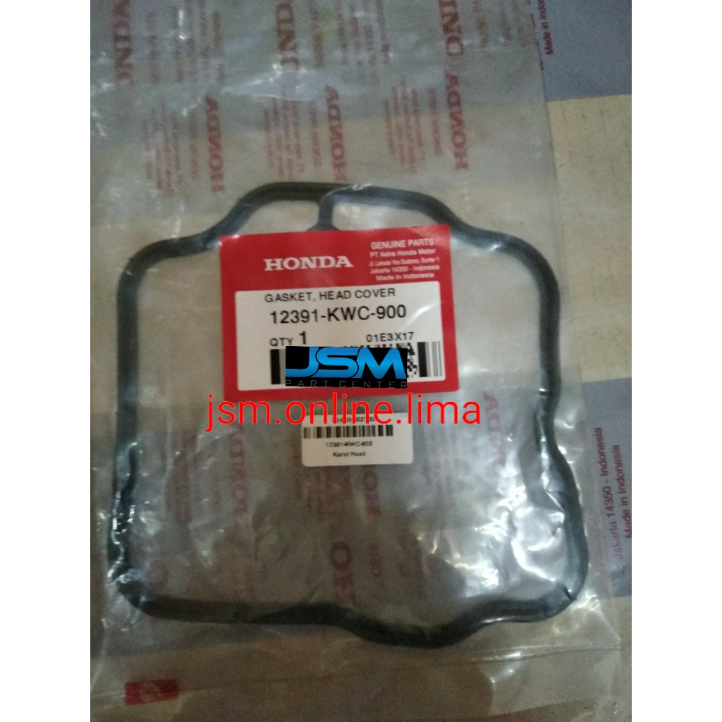12391-KWC-900 KARET CYLINDER HEAD GASKET COVER CS1 CS 1 CS ONE CSONE ORIGINAL AHM