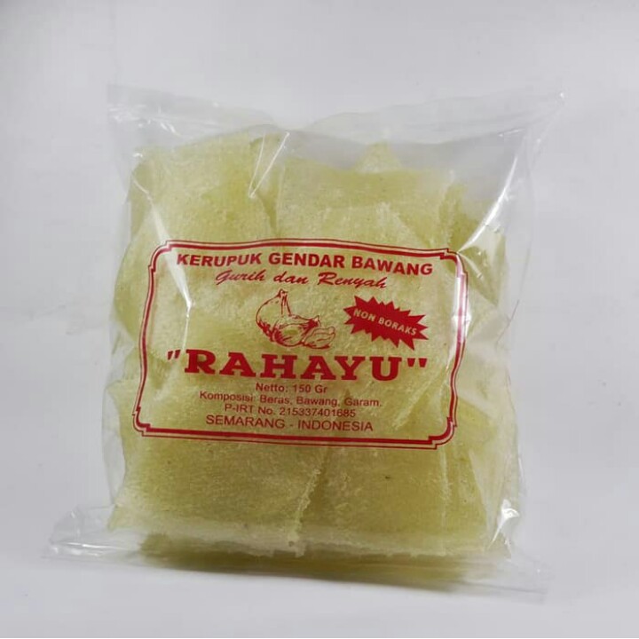 

Kerupuk Gendar Bawang Rahayu Pack Besar