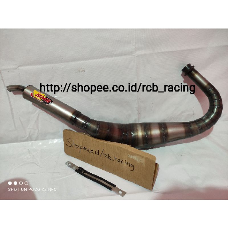 Knalpot Kolong Cobra Plat Karat SMR Rx-king // suara garing istimewa rx king/ninja/satria hiu/fizr/r