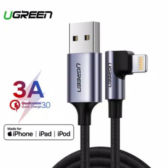 Ugreen Kabel Lightning Mfi iPhone 11 12 8 7 Plus X XR XS MAX Original