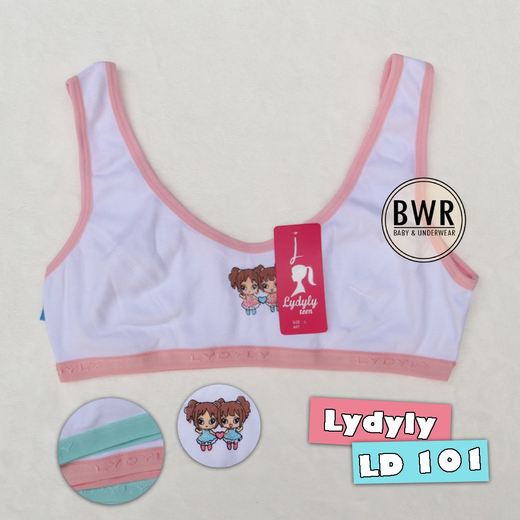 Miniset LYDYLY LD 101 | Miniset Anak Remaja Dasar Putih List Warna 101 - Bwr V1 F3 H3