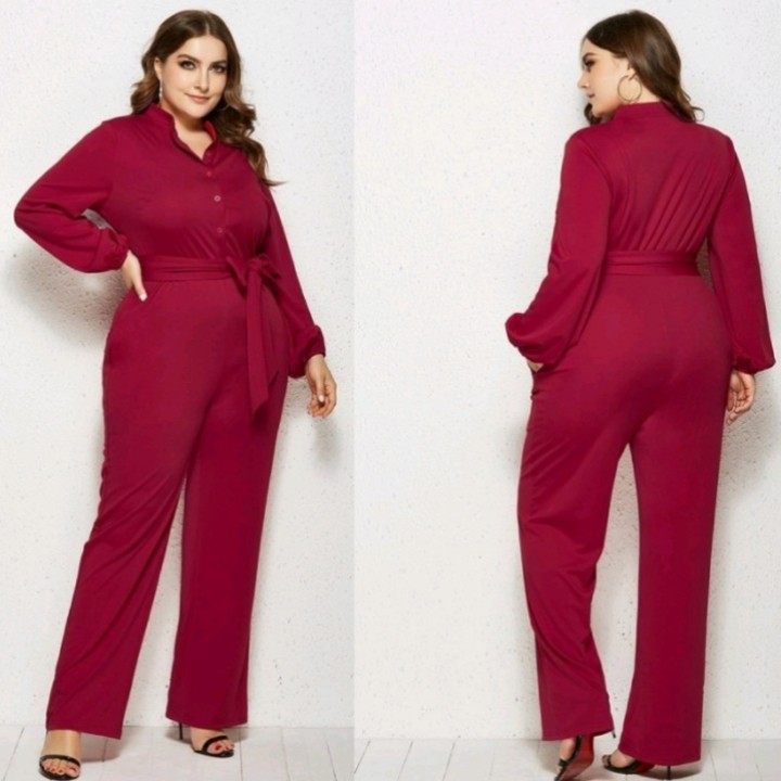 FWG - JUMPSUIT BASIC JUMBO / JUMPSUIT JUMBO WANITA / PAKAIAN WANITA JUMBO / JUMPSUIT BIGSIZE