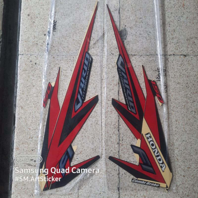 STRIPING STANDAR ORI LIST STIKER MOTOR HONDA VARIO 150 TAHUN 2015-2016 STIKER VARIO 150 LED 2015/16